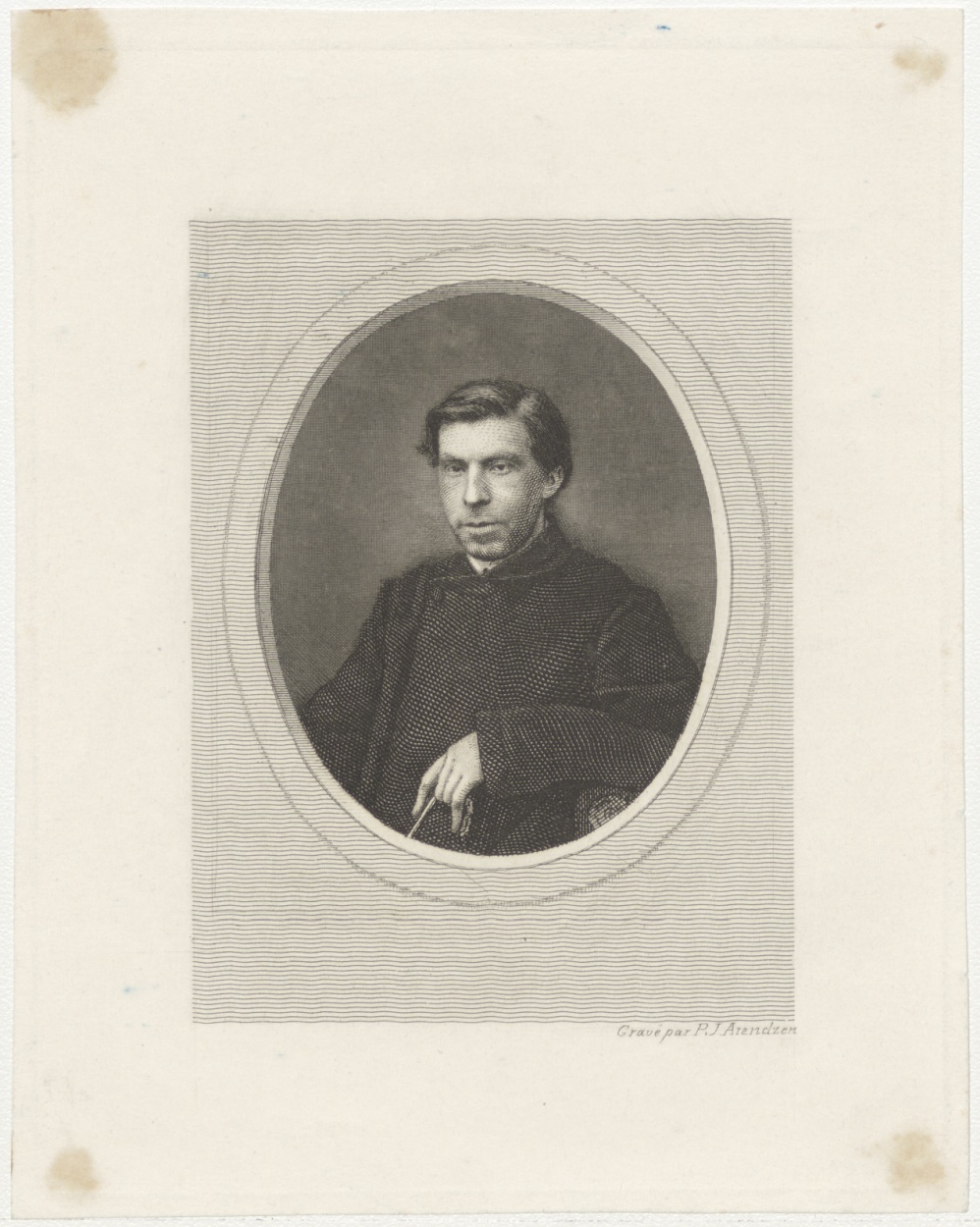 25 jarig priesterschap Ludovicus Gompertz eerste pastoor 19 H.H. Martelaren van Gorcum, Fyenoord 1887