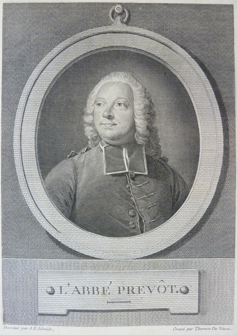 Portret van l'abbé Prevôt
